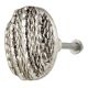 Round Jute Shape Antique Silver Aluminium Dresser Knob